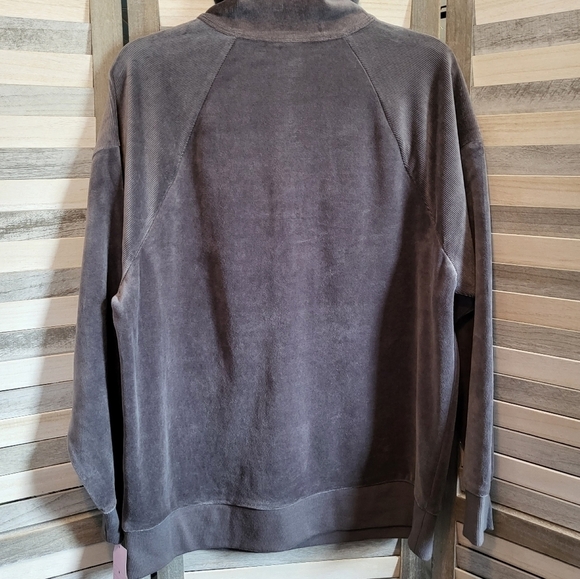 Women's Quarter Zip Velour Tunic Sweatshirt | Wild Fable | Medium - Picture 5 of 9